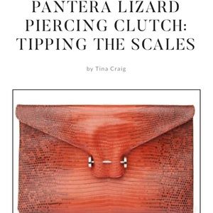 Pantera Piercing Lizard Clutch